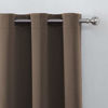 Picture of LEMOMO Chocolate Brown Thermal Blackout Curtains/38 x 63 Inch/Set of 2 Panels Room Darkening Curtains for Bedroom