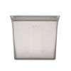 Picture of Zip Top Reusable 100% Silicone Reusable Food Storage Bag and Container - Sandwich Bag - Gray