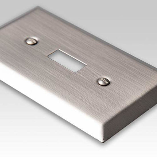 Picture of Amerelle Century Double Rocker Steel Wallplate in Brushed Nickel