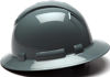 Picture of Pyramex Ridgeline Full Brim Hard Hat, 4-Point Ratchet Suspension, Slate Gray