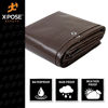 Picture of 20' x 20' Super Heavy Duty 16 Mil Brown Poly Tarp Cover - Thick Waterproof, UV Resistant, Rot, Rip and Tear Proof Tarpaulin with Grommets and Reinforced Edges - by Xpose Safety