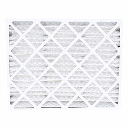 Picture of FilterBuy 24x25x5 Carrier Aftermarket Replacement AC Furnace Air Filters - AFB Silver MERV 8 - Pack of 4 Filters. Designed to fit FILXXCAR0024, FILCCCAR0024, FILBBCAR0024.