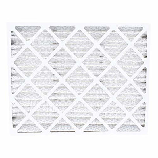 Picture of FilterBuy 24x25x5 Carrier Aftermarket Replacement AC Furnace Air Filters - AFB Silver MERV 8 - Pack of 4 Filters. Designed to fit FILXXCAR0024, FILCCCAR0024, FILBBCAR0024.