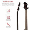 Picture of Best Choice Products Acoustic Electric Bass Guitar - Full Size, 4 String, Fretted Bass Guitar - Black