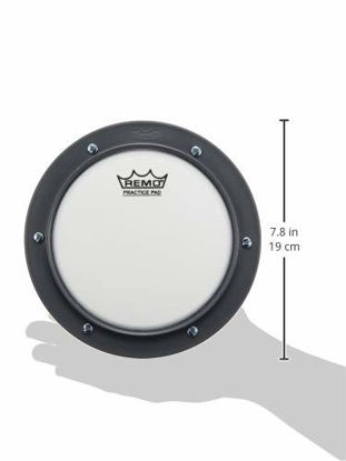 Picture of Remo RT-0006-00 6" Gray Tunable Practice Pad with Ambassador Coated Drumhead