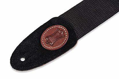 Picture of Levy's Leathers MSSC8-XL-BLK Signature Series Cotton XL Guitar Strap, Black