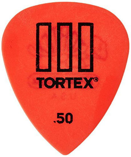 Picture of Dunlop 462P.50 Tortex TIII, Red, .50mm, 12/Player's Pack