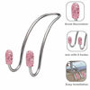 Picture of JOJOY LUX 2 Pack Seat Back Organizers, Bling Diamond Universal Organizer Hooks Car Headrest Hangers Hooks, Bag Organizers Rack and Hanger, Strong and Durable Auto Backseat Storage Hooks (Pink)