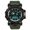 Picture of Mens Military Watch, Dual-Display Waterproof Sports Digital Watch Big Wrist for Men with Alarm (Green)