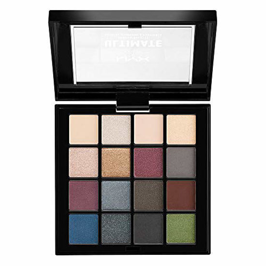 Picture of NYX PROFESSIONAL MAKEUP Ultimate Shadow Palette, Eyeshadow Palette, Smokey & Highlight