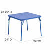 Picture of Flash Furniture Kids Blue Folding Table