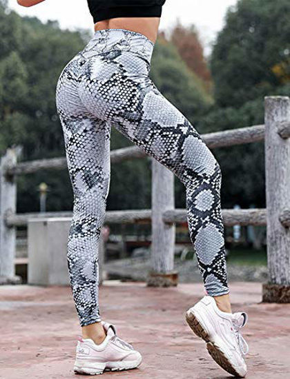 SEASUM Women Scrunch Butt Leggings High Waist Lifting Yoga Pants Tummy  Control Workout Tight S at  Women's Clothing store
