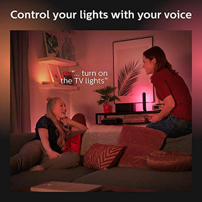 Picture of Philips Hue Play White & Color Smart Light, 2 Pack Base kit, Hub Required/Power Supply Included (Works with Amazon Alexa, Apple Homekit & Google Home)