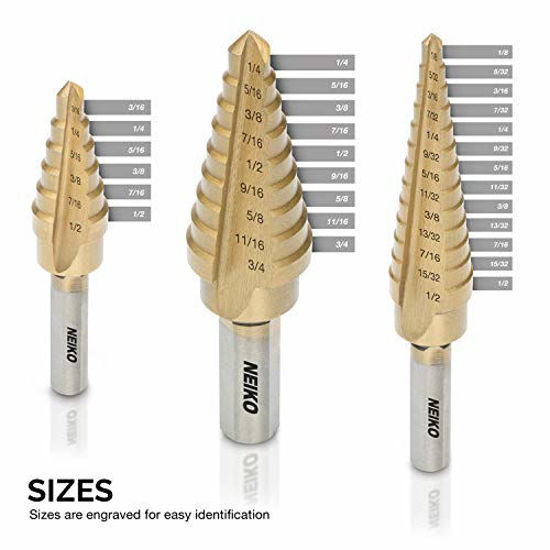 Neiko step drill discount bit