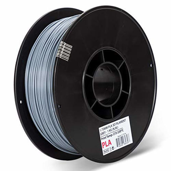 Inland 1.75mm Silver PETG 3D Printer Filament - 1kg Spool (2.2 lbs) - Micro  Center