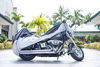 Picture of XYZCTEM All Season Black Waterproof Sun Motorcycle Cover,Fits up to 108" Motors (XX Large & Lockholes)