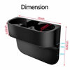 Picture of Heart Horse Cup Holder Portable Multifunction Vehicle Seat Cup Cell Phone Drinks Holder Glove Box Car Interior Organizer (Black)