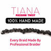 Picture of Toyotress Tiana Passion Twist Hair Pre-Twisted 8 Packs 12 strands/pack) Pre-Looped Passion Twists Crochet Braids Made Of Bohemian Hair Synthetic Braiding Hair Extension (10 Inch, 2)