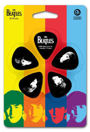 Picture of Planet Waves Beatles Guitar Picks, Meet the Beatles, 10 Pack, Heavy Gauge