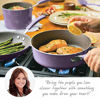 Picture of Rachael Ray Cucina Nonstick Cookware Pots and Pans Set, 12 Piece, Lavender