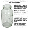 Picture of County Line Kitchen Durable Cold Brew Mason Jar Coffee Maker. Glass Jar, Stainless Steel Filter, Flip Cap Lid - 2 Quart, 64 oz