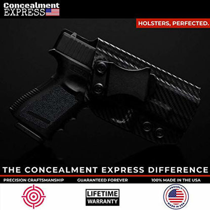 Picture of Concealment Express IWB KYDEX Holster fits Springfield XD-S 4.0" | Right | Black