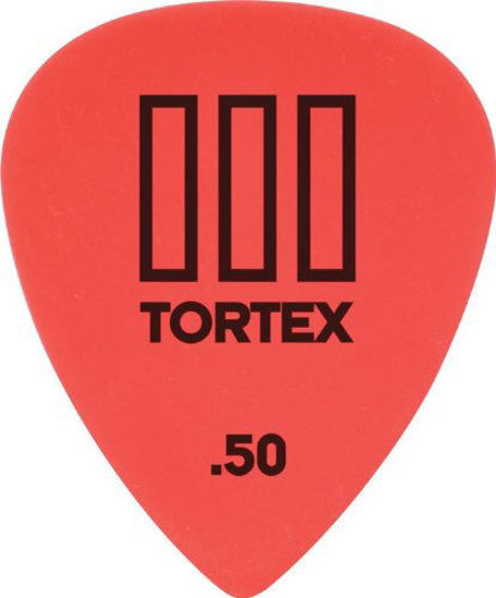 Picture of Dunlop 462R.50 Tortex TIII, Red, .50mm, 72/Bag