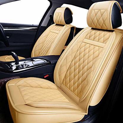 FH Group Ergonomic Cooling Gel Car Seat Cushion, Universal Yellow Seat  Cushions with Air Freshener 