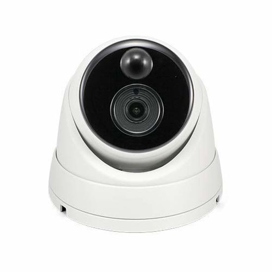 Picture of Swann PIR Dome Security Camera, 4K Ultra HD Surveillance Cam w/Color Night Vision, Indoor/Outdoor, Heat & Motion Sensing, Add to NVR, SWNHD-876MSD