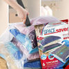 Picture of Spacesaver Premium Vacuum Storage Bags (2 x Small, 2 x Medium, 2 x Large) (80% More Storage Than Leading Brands) Free Hand Pump for Travel!