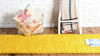 Picture of Unique Loom Solo Solid Shag Collection Modern Plush Tuscan Sun Yellow Runner Rug (2' 6 x 19' 8)