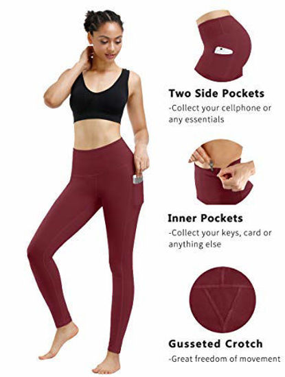 2 Pack High Waist Yoga Pants, Pocket Yoga Pants