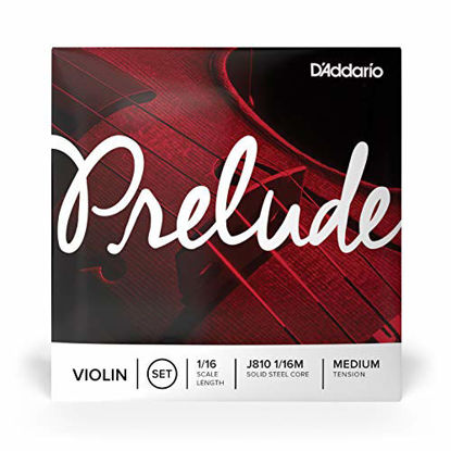 Picture of D'Addario Prelude Violin String Set, 1/16 Scale, Medium Tension