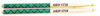 Picture of GRIP STIX 13" Long GREEN NON-SLIP GRIP Drumsticks for Kids - Ideal For All Drumminlg, Cardio Fitness, Aerobic & Workout Exercises