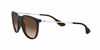 Picture of Ray-Ban Women's RB4171 Erika Sunglasses, Transparent Brown Blue/Brown Gradient, 54 mm