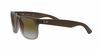 Picture of Ray-Ban unisex adult Rb4165 Justin Sunglasses, Rubber Brown on Grey/Grey Gradient, 51 mm US