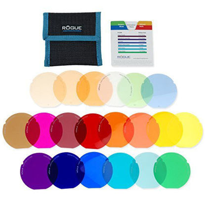 Picture of Rogue 3-in-1 Flash Grid + Rogue Grid Gels Combo Filter Kit (20 Colors)