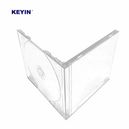 Picture of KEYIN Standard Clear CD Jewel Case - Premium, 10 Pack