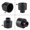 Picture of Oumij Telescope Eyepiece Extension Tube Adapter Metal 1.25" to 2" Telescope Eyepiece Adapter 31.7mm to 50.8mm Mount Adapter Projection Astrophotography