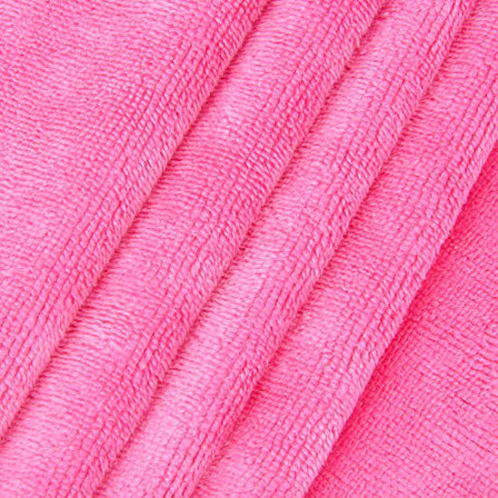 Picture of Sinland Microfiber Facial Cloths Fast Drying Washcloth 12inch x 12inch Dark pink 2 pack