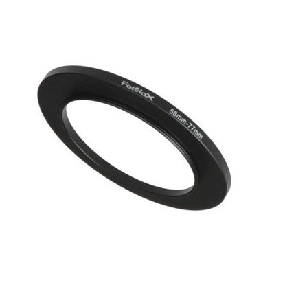 Picture of Fotodiox Metal Step Up Ring, Anodized Black Metal 58mm-77mm, 58-77 mm