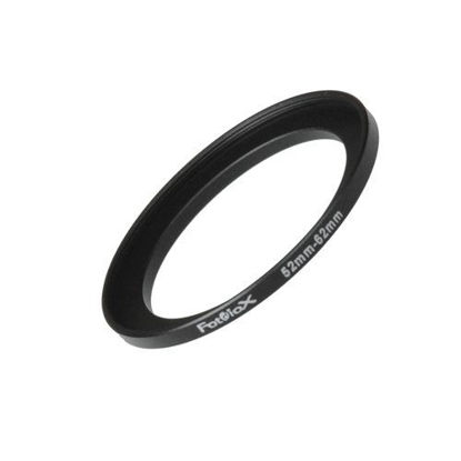 Picture of Fotodiox Metal Step Up Ring, Anodized Black Metal 52mm-62mm, 52-62 mm