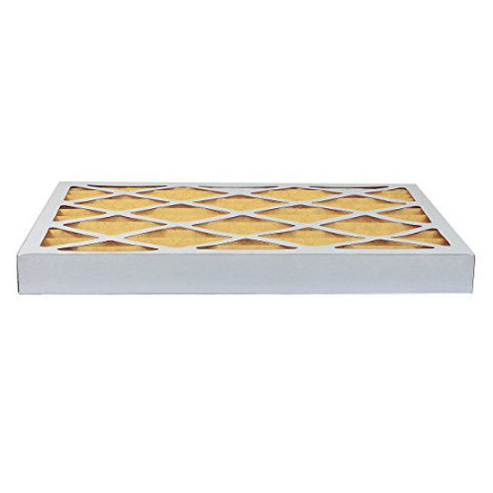 Picture of FilterBuy 16x32x2 MERV 11 Pleated AC Furnace Air Filter, (Pack of 4 Filters), 16x32x2 - Gold