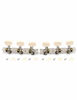 Picture of Metallor 3 on a Plank Guitar Tuning Pegs Gold Plated Machine Heads Tuning Keys Tuners Single Hole for Classical Guitar 3L 3R. (G326)