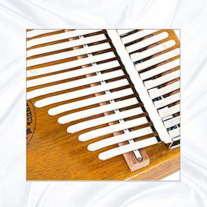 Picture of EastRock Kalimba 17 Keys Thumb Piano, with EVA High-Performance Protective Box and Hand-Rest Curve Design Kalimba,Easy to Learn Portable Instrument Gifts for Kids Adult Beginners(Mbira Acacia/Koa)
