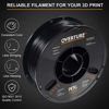 Picture of OVERTURE PETG Filament 1.75mm with 3D Build Surface 200 x 200 mm 3D Printer Consumables, 1kg Spool (2.2lbs), Dimensional Accuracy +/- 0.05 mm, Fit Most FDM Printer, Space Gray