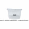 Picture of 190 x 28 mm Clear Perforated Shrink Band for Tubs, Deli Containers, Large Canisters and More. [Compatible Diameter Range: 4 1/4 - 4 11/16"] - Bundle of 125