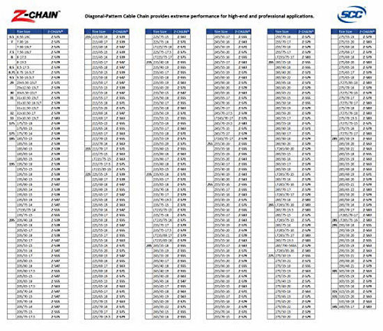 Picture of Security Chain Company Z-539 Z-Chain Extreme Performance Cable Tire Traction Chain - Set of 2