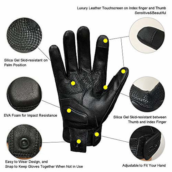 Armored on sale motorcycle gloves