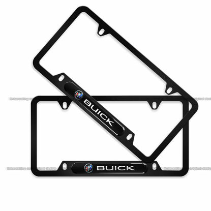 Picture of 2-Pieces High-Grade License Plate Frame for Buick,Applicable to US Standard car License Frame, (Buick)